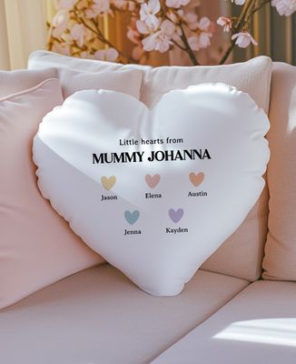 Heart cushion Mom's little multicolored hearts - Mom's gifts, Mom/Dad-to-be