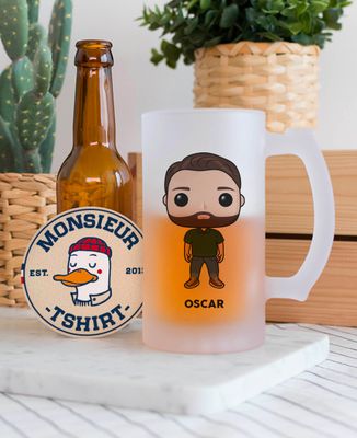 Chope de bière Jouet grosse tête - Cadeaux Papa, Cadeaux Maman, Apéro