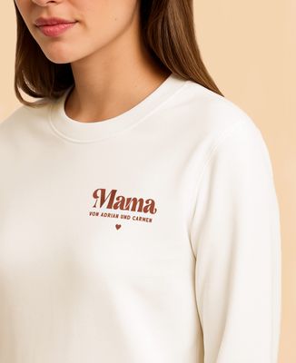 Sweatshirt Frau Mutter von personalisierten Namen - Geschenke Mama, Geschenke für Paare