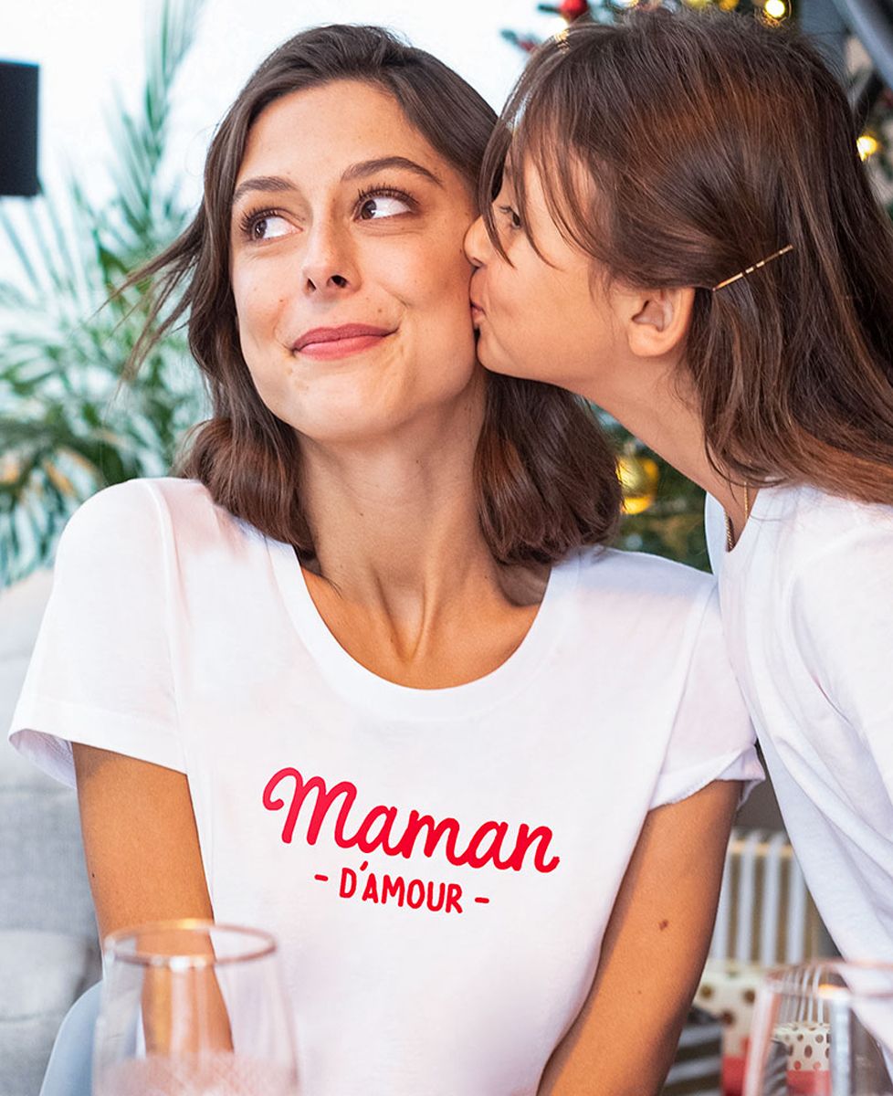 T-shirt femme Maman d'amour I