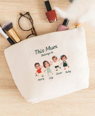 Pouches & makeup bags This mom belongs to personalized