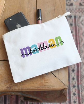 Pochette Maman de ville personnalisée - Cadeaux Maman, Future Maman