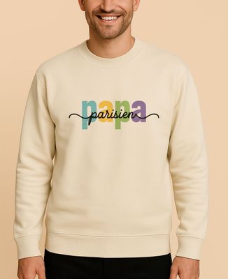 Sweatshirt homme Papa de ville personnalisée - Cadeaux Maman, Future Maman