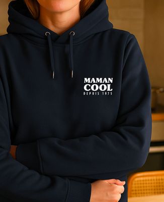 Hoodie femme Maman cool depuis année personnalisée - Cadeaux Papa, Cadeaux Maman