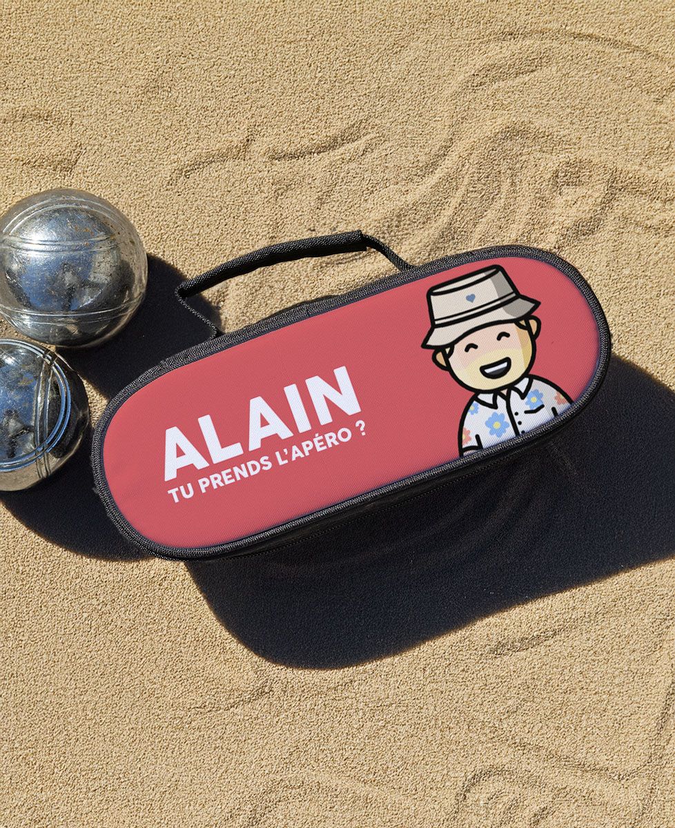 Sacoche boule de pétanque Figurine adulte| Monsieur TSHIRT