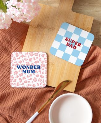 Coasters Customized text and color pattern - Aperitif