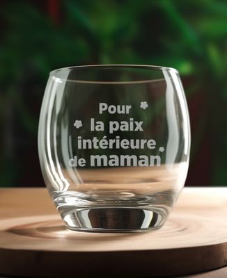 Verre à whisky Pour la paix intérieure de maman - Apéro, Mariage
