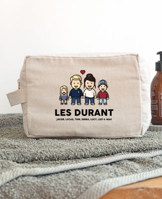 Trousse De Toilette Homme Personnalisée | Grise