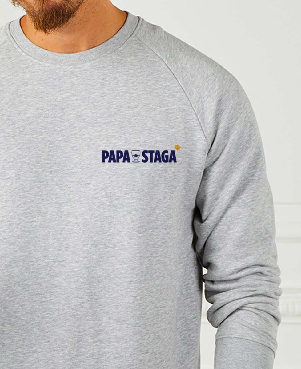 Sweatshirt homme Papastaga - Cadeaux Papa, Apéro