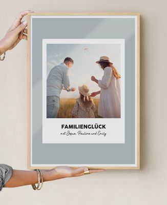 Poster Foto Text und individuelles Motiv - Papa-Geschenke, Geschenke Mama