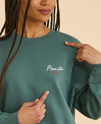 Sudadera de mujer Mamita bordada