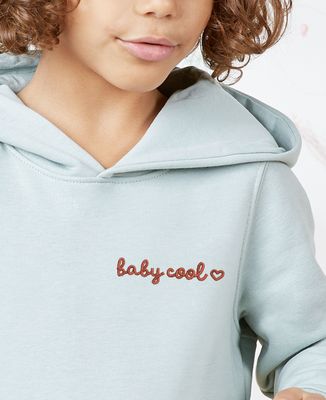 Sudadera con capucha para niños Baby Cool bordado