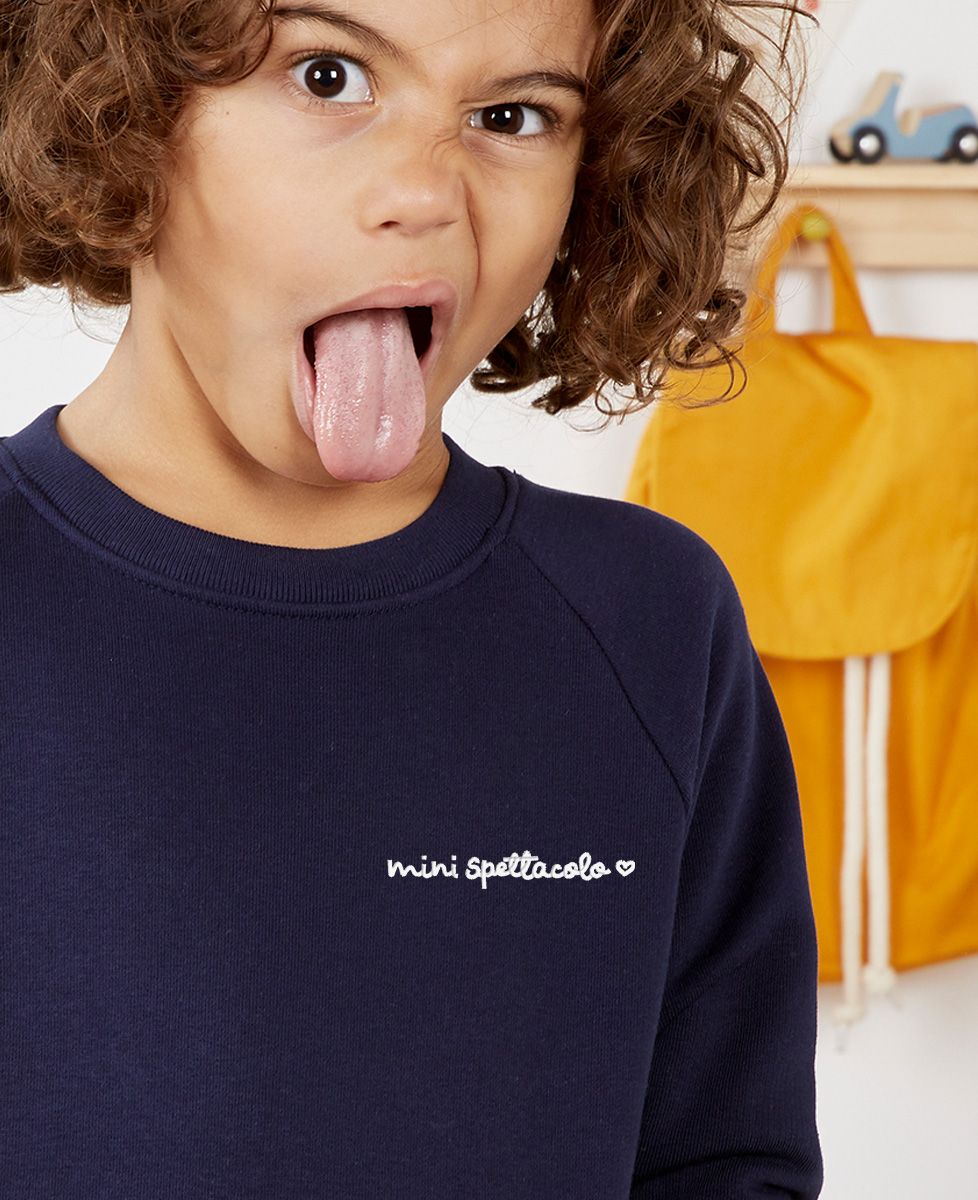 Felpa bambino Mini Spettacolo ricamato
