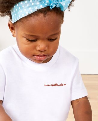 T-shirt neonato Mini Spettacolo ricamato