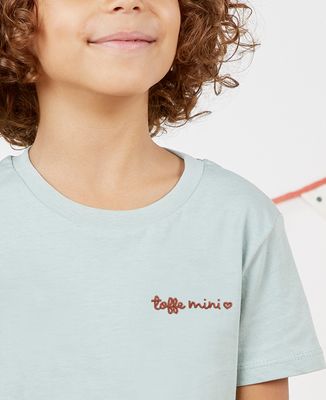 T-shirt voor kinderen Toffe mini geborduurd