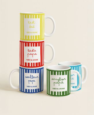 Mug Best dad handwritten and personalized names