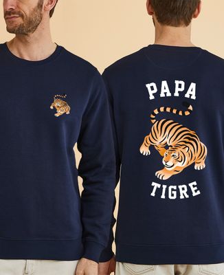 Papa tigre backprint