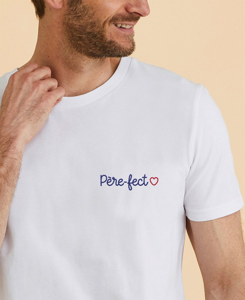 T-shirt homme Père-fect (brodé) - Cadeaux Papa