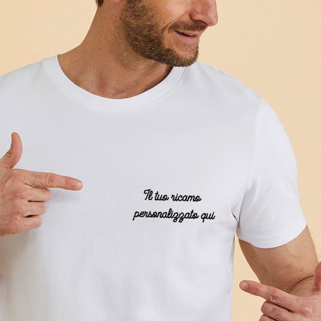 Ricamata Adulti Di Gioia Magliette Personalizzate Ricamate Ordina - Main Image