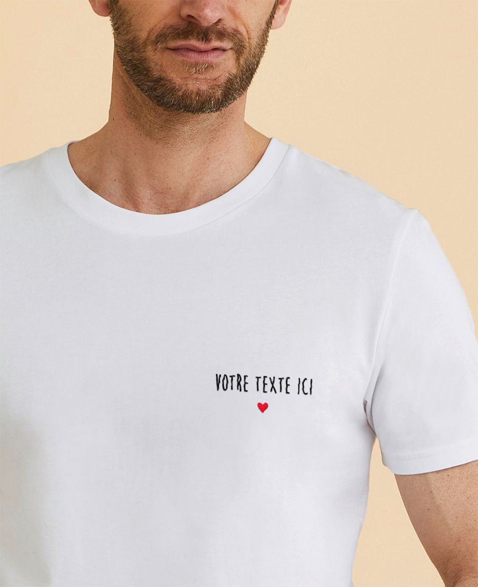 Couple Cadeau T Shirt PersonnalisÃ© Logo Tee Shirt PersonnalisÃ - Main Image