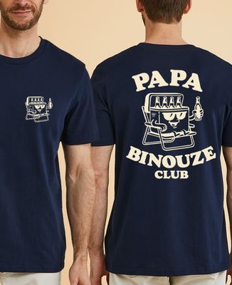 T-shirt homme Papa binouze club
