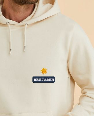 Hoodie homme Soleil anisé brodé personnalisé - Apéro