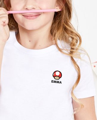 Child T-Shirt Little mushroom personalized video game - Gifts for Dad, Geek & Video Games