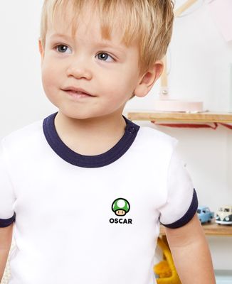 Corpo Videogioco personalizzato a forma di piccolo fungo - Regali per papà, Geek e videogiochi