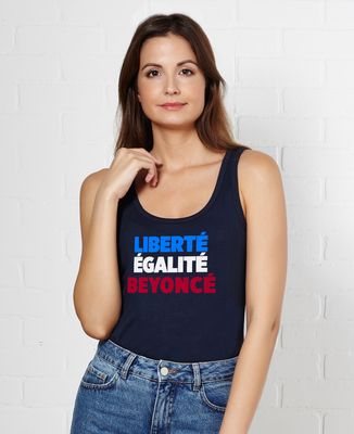 Débardeur femme Liberté Égalité Beyoncé