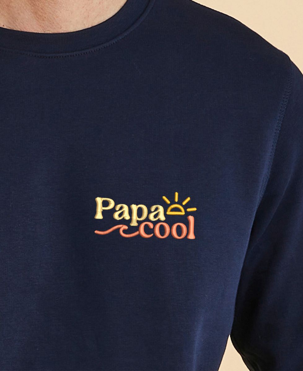 Sweatshirt homme Papa cool summer