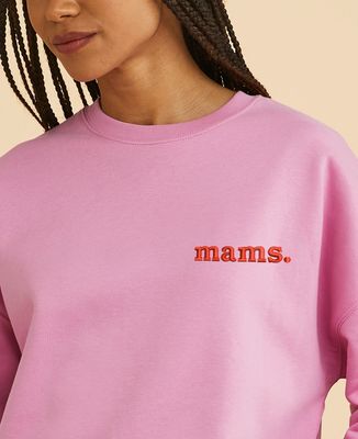 Sweatshirt femme Mams brodé personnalisé - Cadeaux Maman, Future Maman