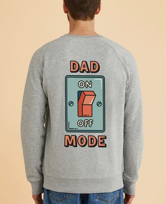 Sweatshirt Mann Dad-Modus Ein / Aus