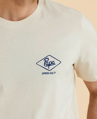 T-Shirt für Männer Papa offen 24/7 - Papa-Geschenke