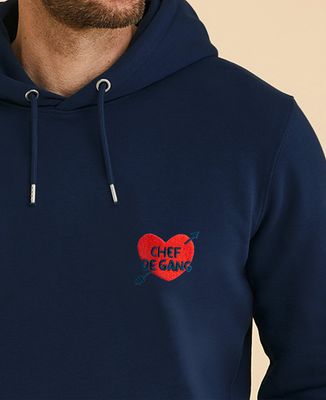 Hoodie homme Chef de Gang - Cadeaux Papa