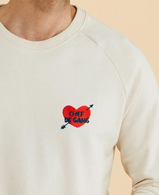 Sweatshirt homme Chef de Gang - Cadeaux Papa