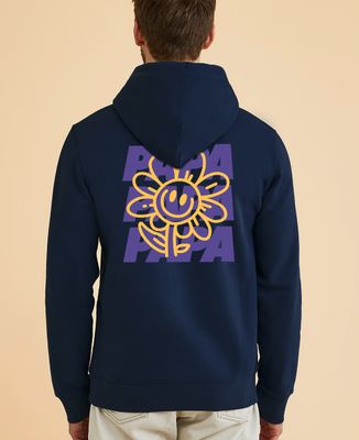 Hoodie homme Papa Flower