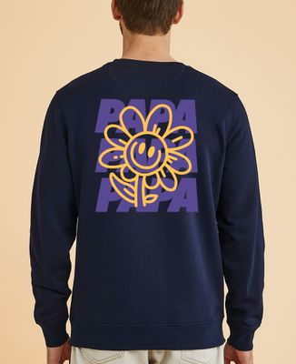 Sweatshirt homme Papa Flower