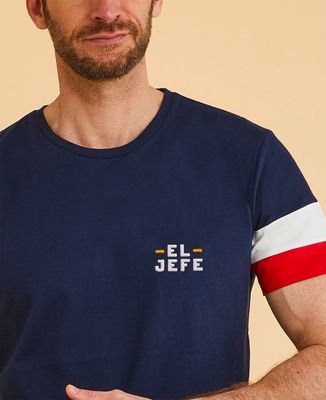 T-shirt homme recyclé Filgood El jefe brodé