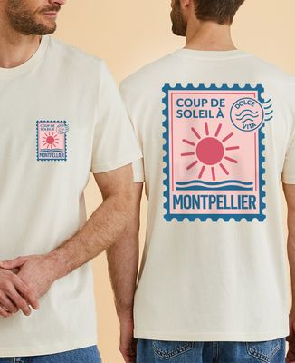 T-shirt homme Coup de soleil personnalisé