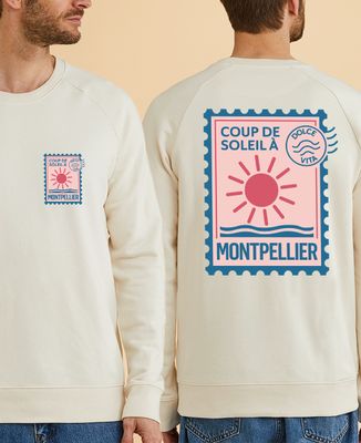 Sweatshirt homme Coup de soleil personnalisé