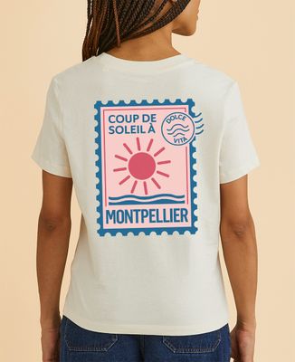 T-shirt femme Coup de soleil personnalisé