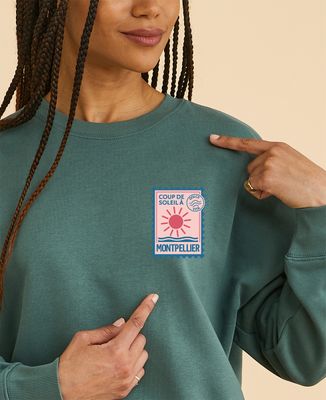 Sweatshirt femme Coup de soleil personnalisé