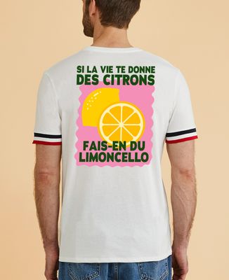 Filgood men's recycled t-shirt Limoncello