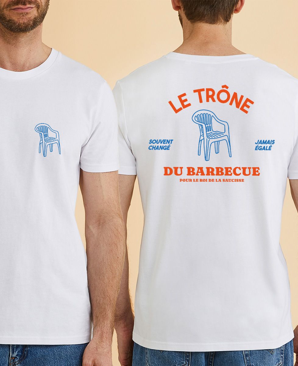 T-shirt homme Le trône du barbecue