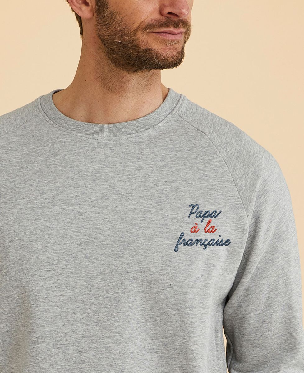 Sweatshirt homme Papa à la Française