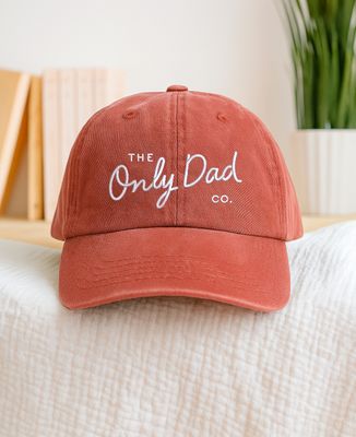 Cap The only dad and children's names - Gifts for Dad