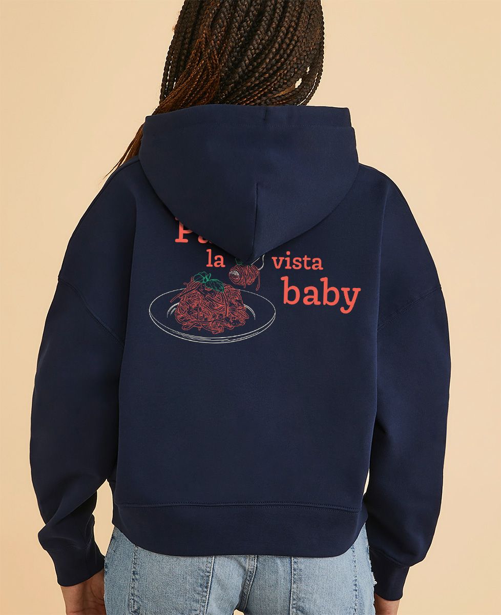 Hoodie femme Pasta la vista baby