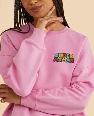 Sweatshirt femme Super maman