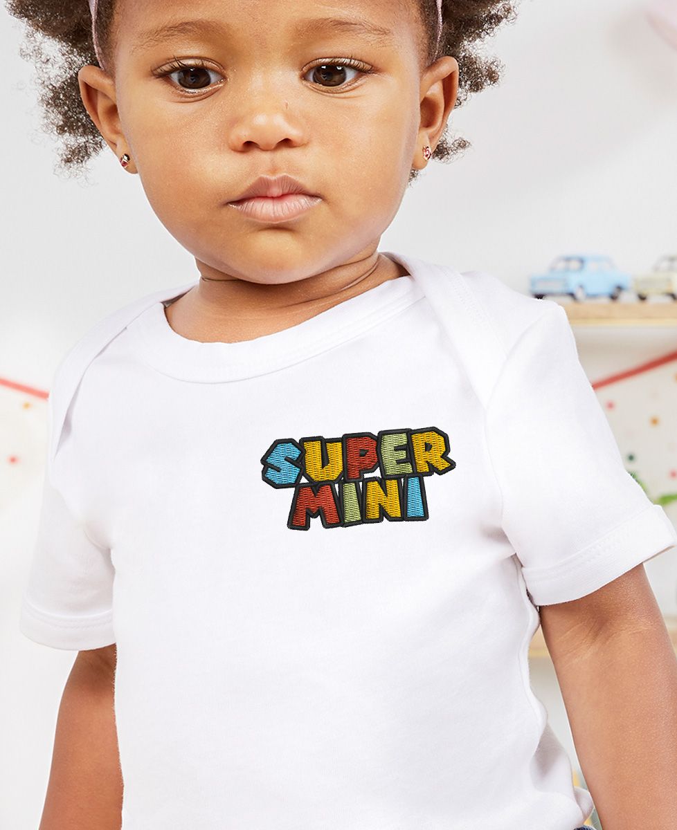 Body Super mini jeu vidéo brodé