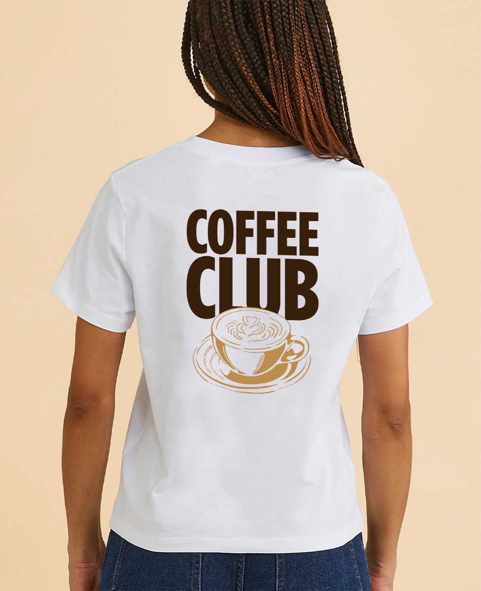 T-Shirt Frau Coffee Club